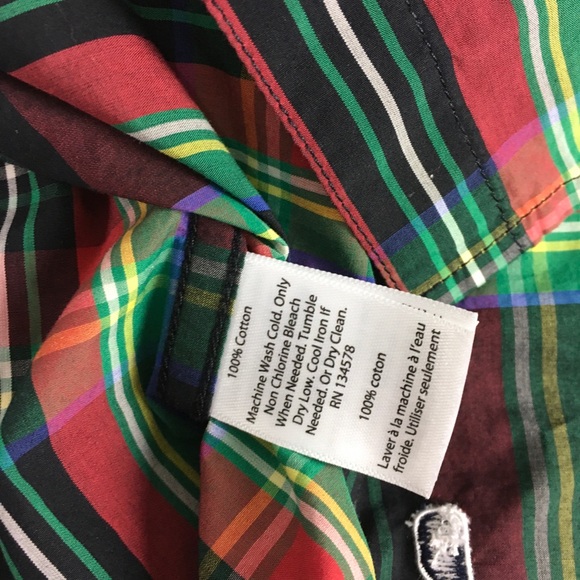 Vineyard Vines Relaxed Plaid Shirt Christmas - Picture 8 of 8